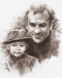 Портрет отца с сыном. . © Точин Алексей.