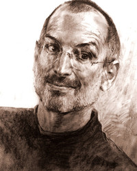 Портрет Стива Джобса. . © Точин Алексей.