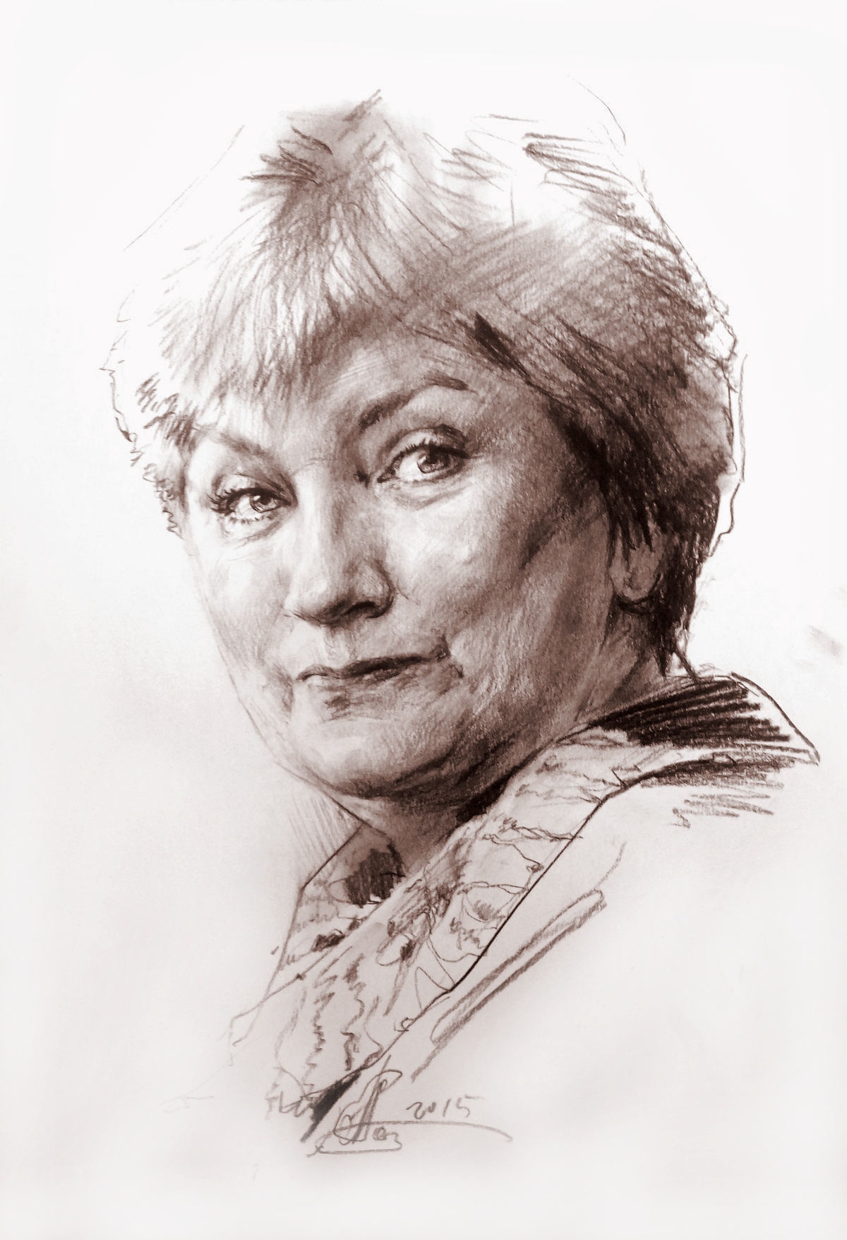 Алексей Точин портрет карандашом