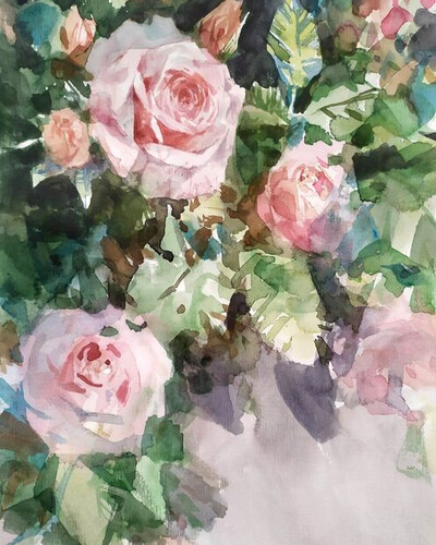 Этюд акварелью. . © Точин Алексей.