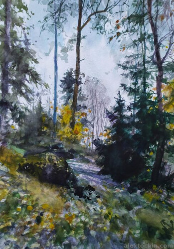 Осенний этюд. . © Точин Алексей.