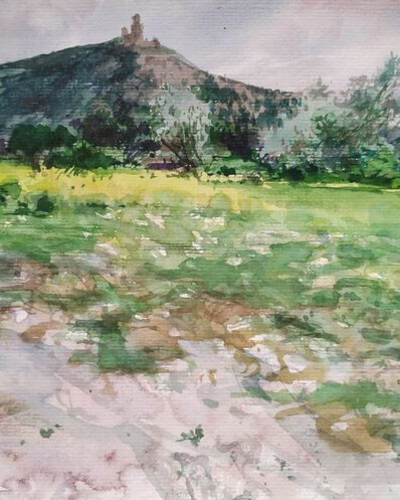 Этюд акварелью. . © Точин Алексей.