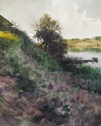 Этюд акварелью. . © Точин Алексей.