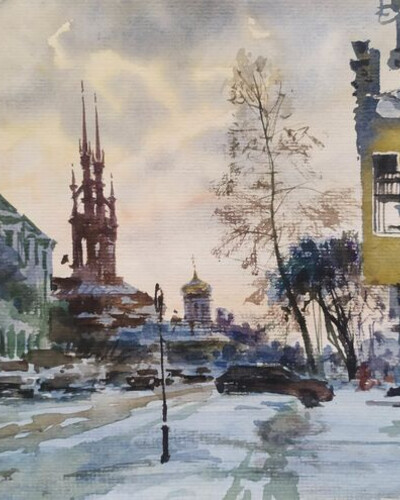 Зимний вечер. . © Точин Алексей.