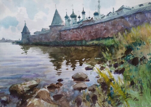 У древних стен. . © Точин Алексей.