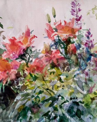 Этюд акварелью. . © Точин Алексей.