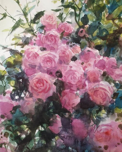 Этюд акварелью. . © Точин Алексей.