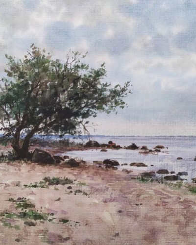 Этюд акварелью. . © Точин Алексей.