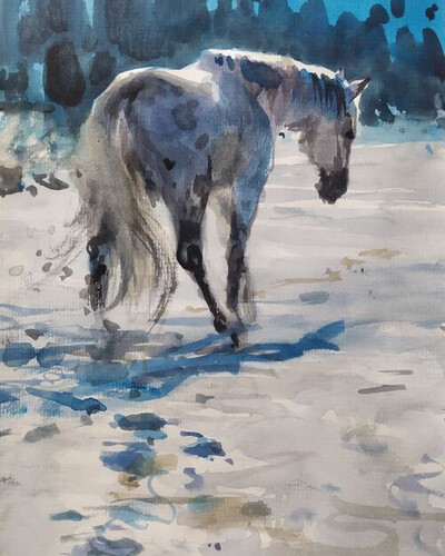 Зимний этюд. . © Точин Алексей.