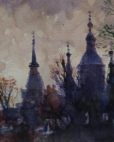 Вечерний этюдик. . © Точин Алексей.