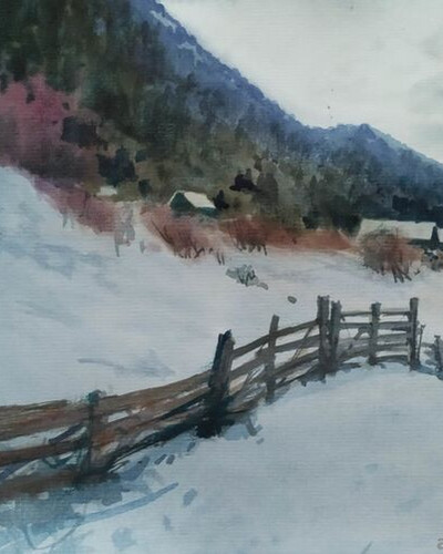 Снег в Теберде. . © Точин Алексей.