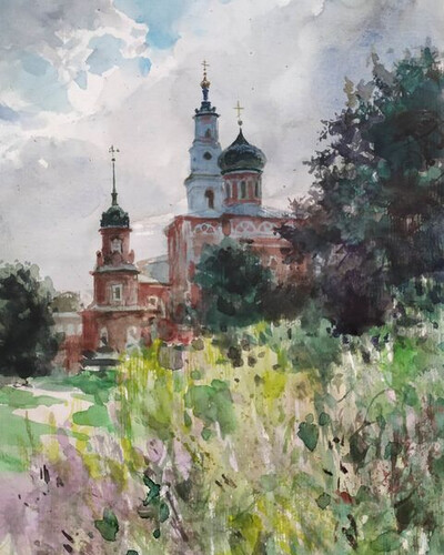 Летний этюд. . © Точин Алексей.