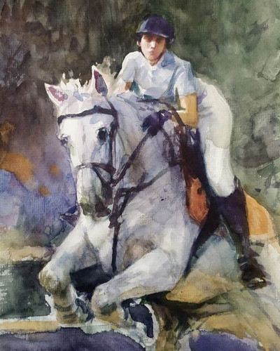 Этюд акварелью. . © Точин Алексей.
