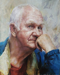 Мужской портрет. холст, масло. © Алексей Точин Портреты маслом на холсте.
