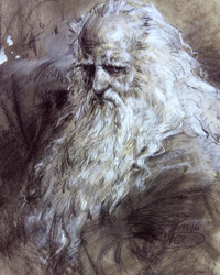 Portrait of Leonardo Da Vinci. . © Точин Алексей.