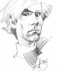 Portrait of Andy Warhol. . © Точин Алексей.